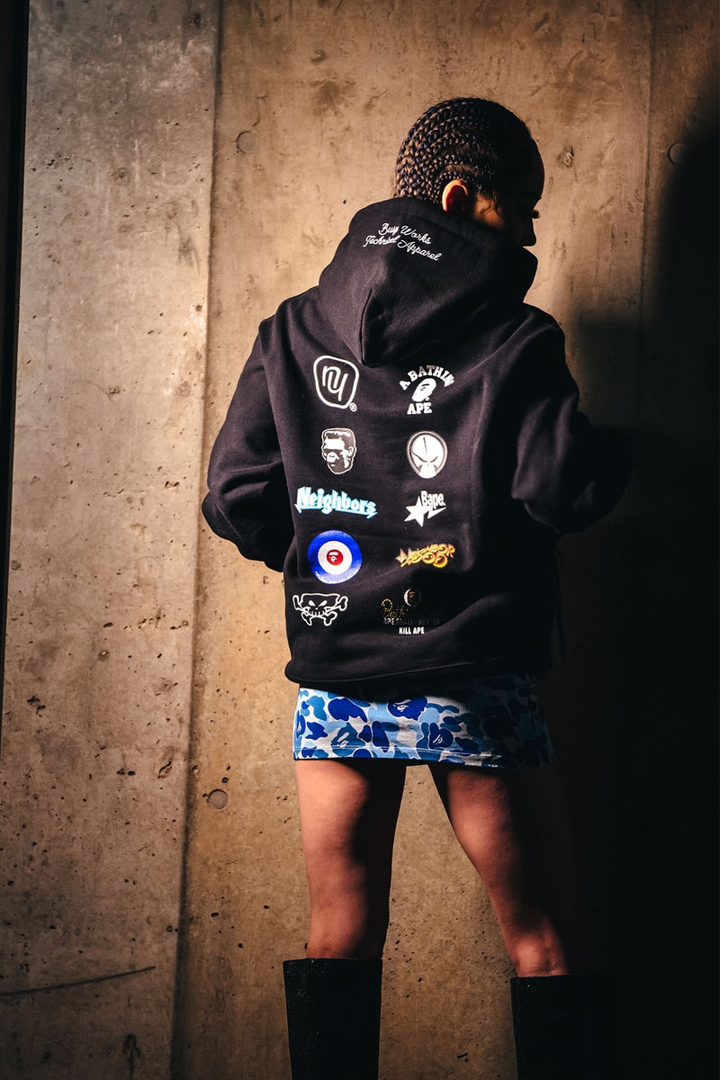 ベイプ x ネイバーフッドによる2022年秋冬シーズンのコラボコレクションが到着 BAPE®️ x NEIGHBORHOOD collab collection 2022 fall winter release info