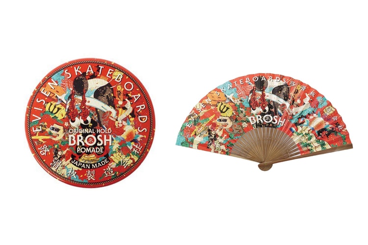 ポマードブランド Brosh と Evisen Skateboards がコラボアイテムを発売