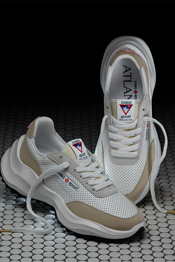 カサブランカから海に沈んだ架空の島をイメージしたスニーカー アトランティスの新色が登場 Casablanca Atlantis Sneaker Drop 2 Release Information Charaf Tajer Steve Grimes Paris