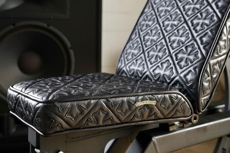 Chrome Hearts のトレーニング用ベンチのクローズアップ写真が公開