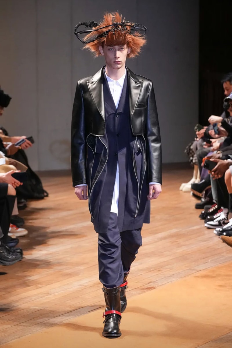 コム デ ギャルソン・オム プリュス 2023年秋冬コレクション COMME des GARÇONS HOMME PLUS FW23 Relies on Deconstruction and Reconstruction Unconventional cuts turn formalwear avant-garde.