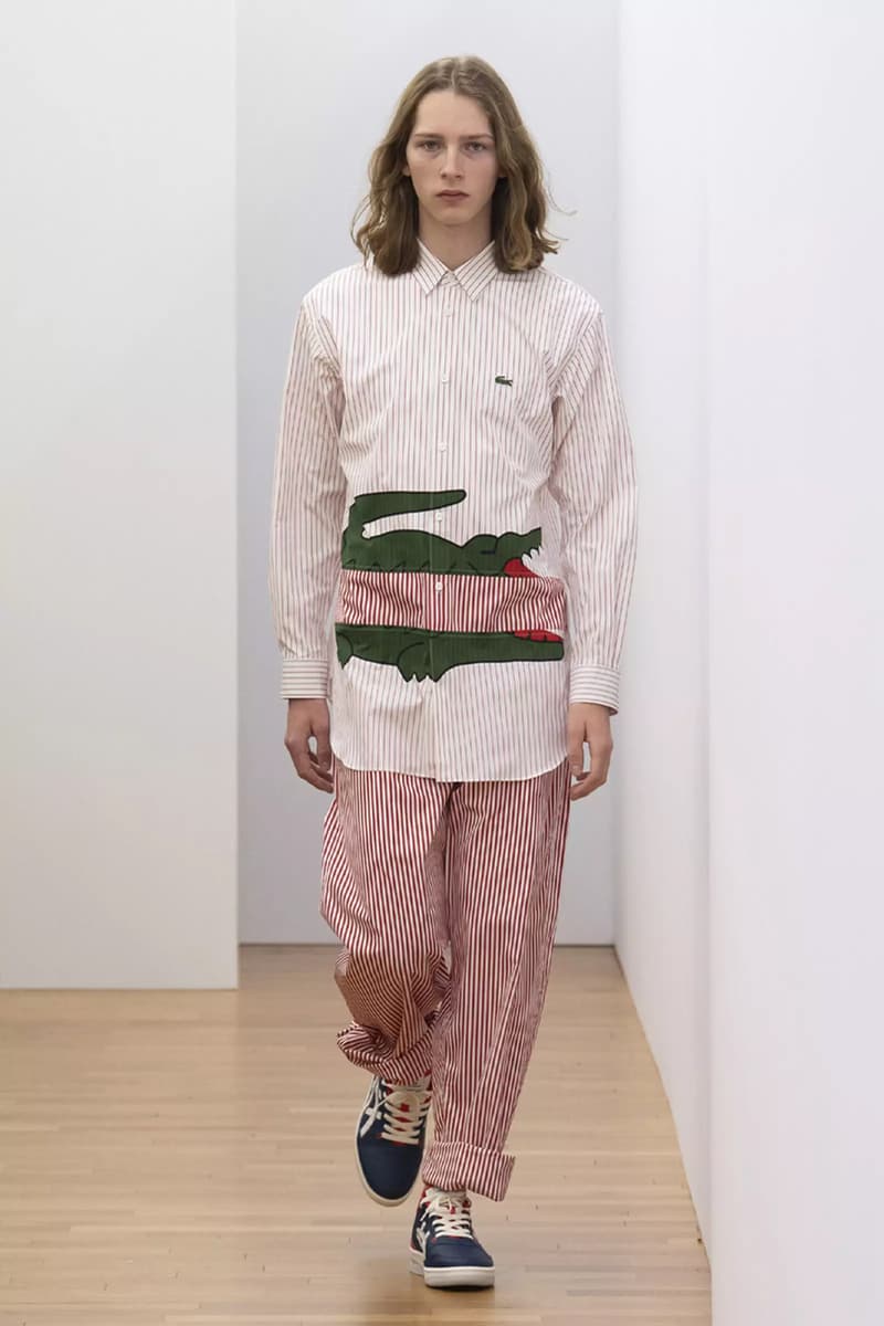 コム デ ギャルソン・シャツ 2023年秋冬コレクション Lacoste and Asics Collaborations Lead COMME des GARÇONS Shirt FW23 french sub label cdg tokyo