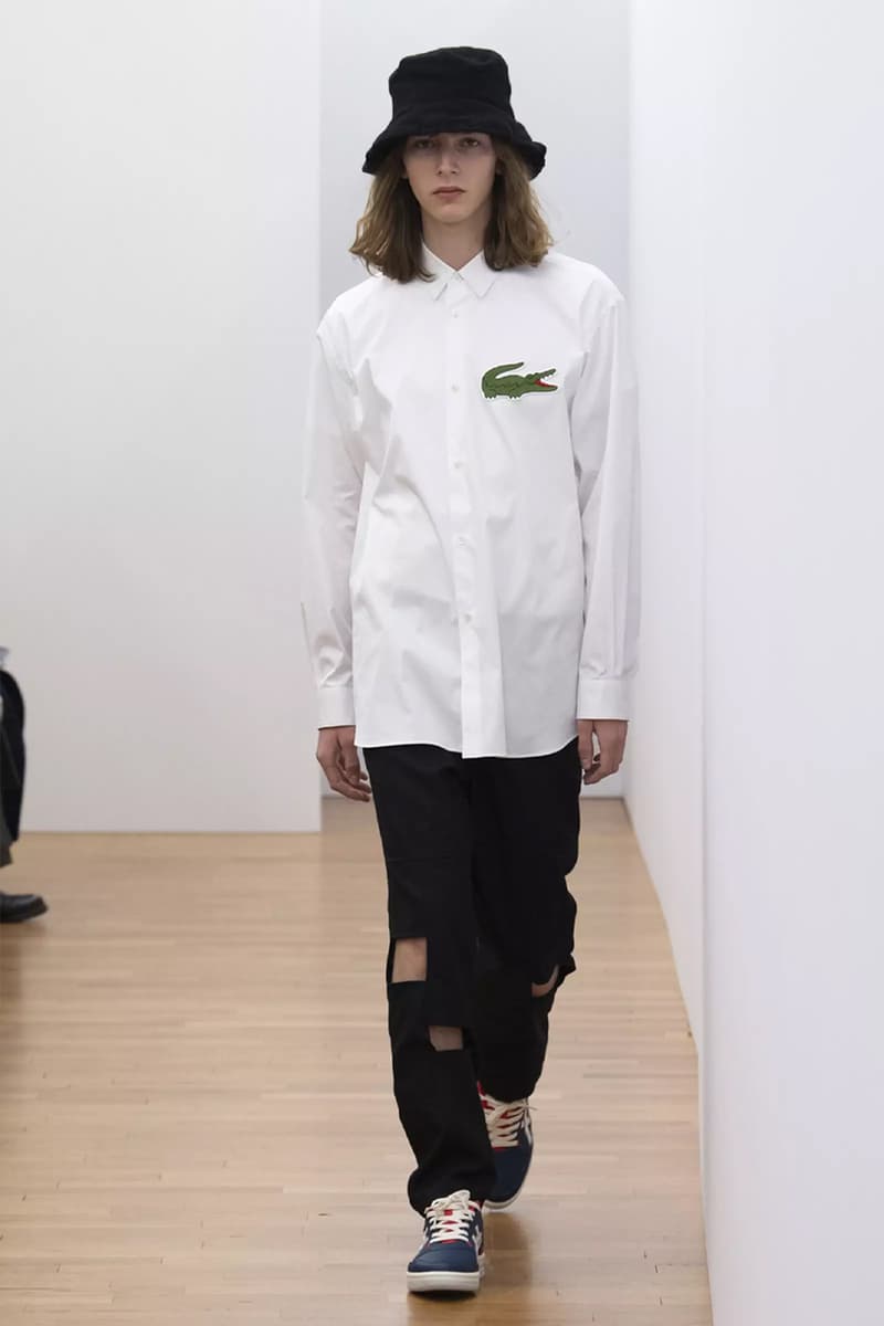 コム デ ギャルソン・シャツ 2023年秋冬コレクション Lacoste and Asics Collaborations Lead COMME des GARÇONS Shirt FW23 french sub label cdg tokyo