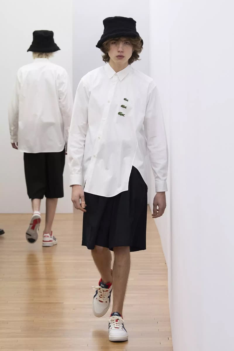 コム デ ギャルソン・シャツ 2023年秋冬コレクション Lacoste and Asics Collaborations Lead COMME des GARÇONS Shirt FW23 french sub label cdg tokyo