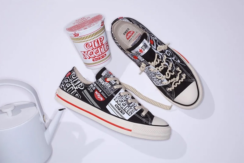 コンバースが日清のカップヌードルとのコラボオールスター®︎を発表 converse cup noodles all star r white red blue black high low nissin foods release date info store list buying guide photos price. 