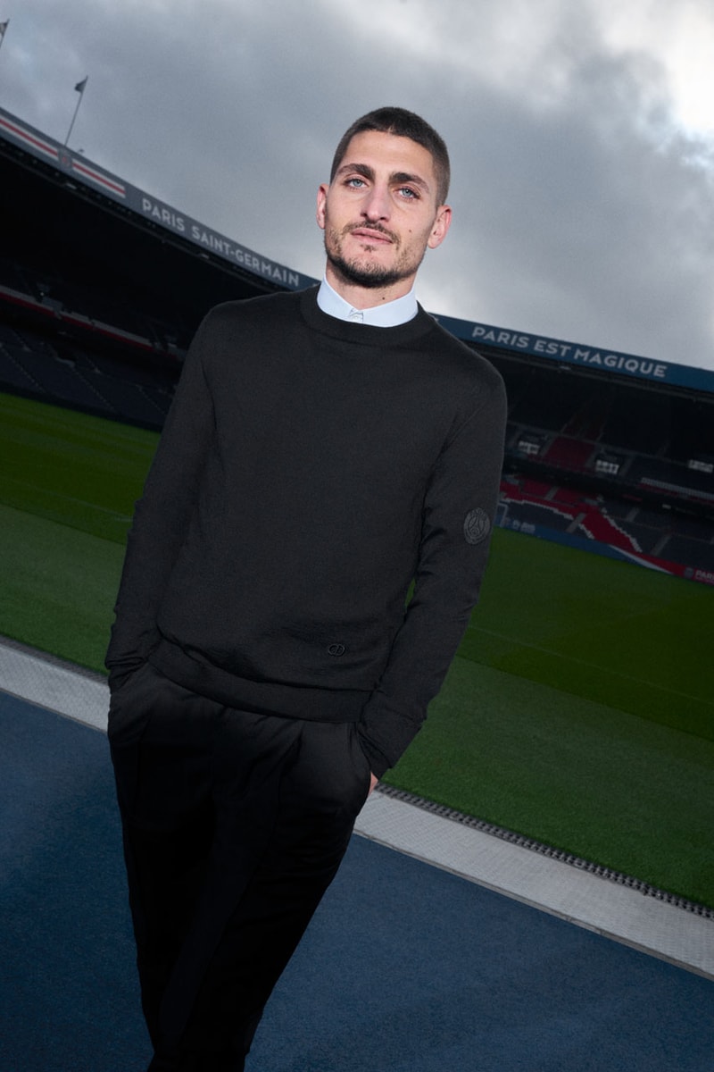 ディオールがパリ・サンジェルマンのオフィシャルワードローブを発表　Kim Jones Outfits Paris Saint-Germain With Timeless Dior Men's Designs