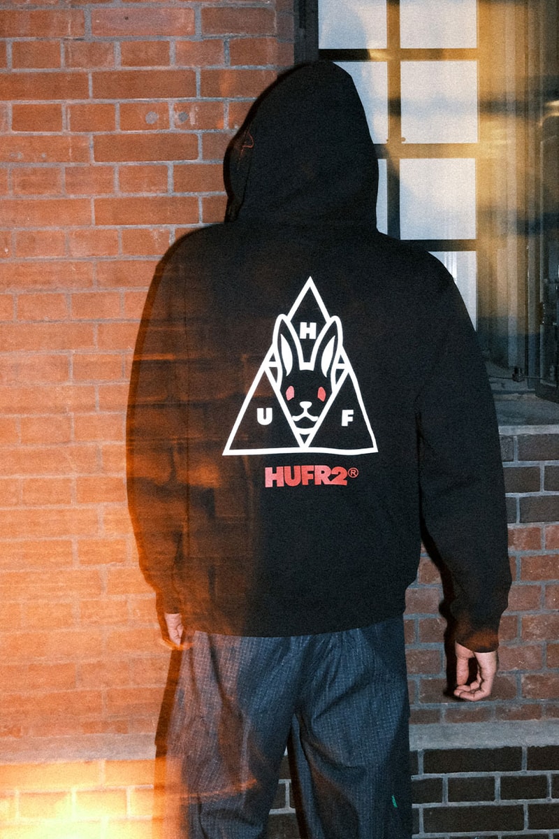 ハフが2023年の開幕を祝して#FR2とのコラボコレクションをリリース HUF x #FR2 "YEAR OF THE RABBIT" has released