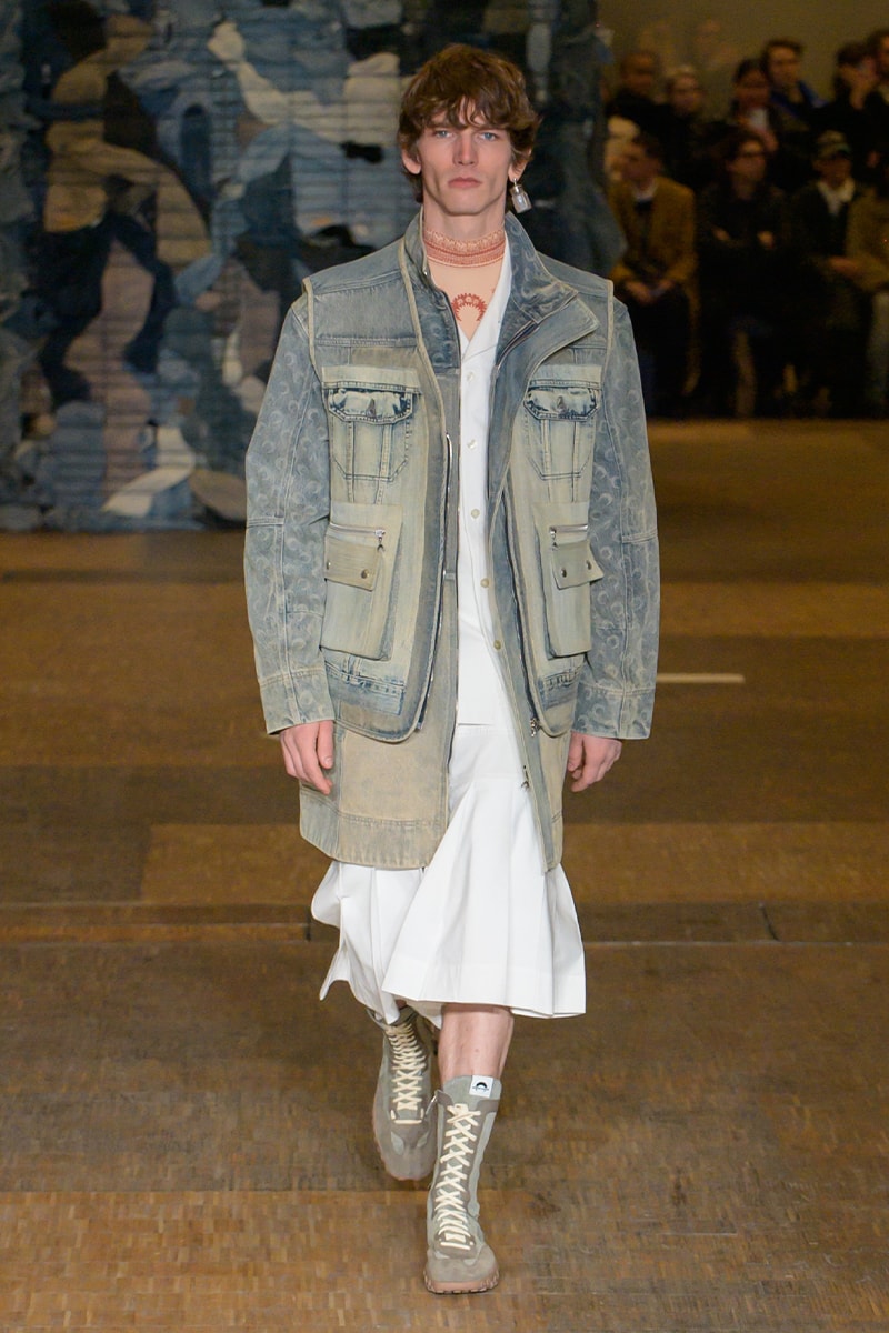 マリーン セル 2023年秋冬コレクション Marine Serre FW23 "Rising Shelter" Paris Fashion Week moon symbol optimism dystopian future noaj cyrus grande halle de la villette