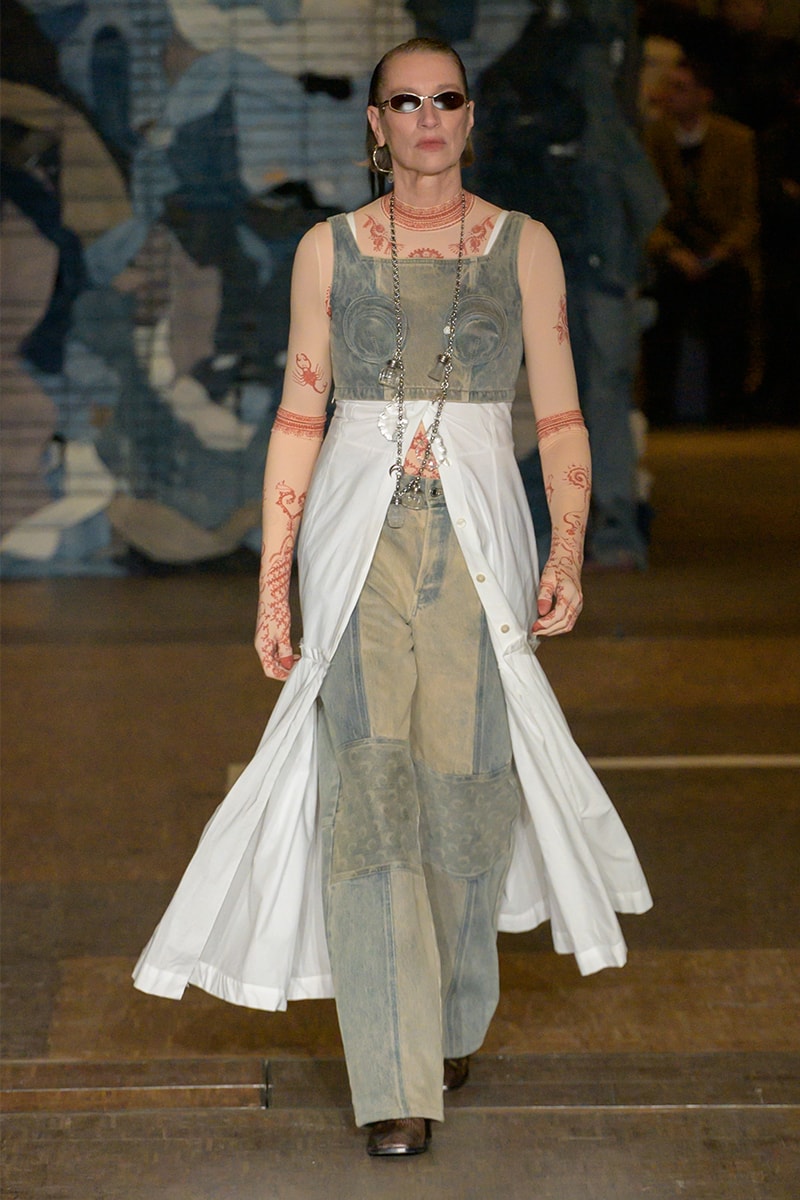 マリーン セル 2023年秋冬コレクション Marine Serre FW23 "Rising Shelter" Paris Fashion Week moon symbol optimism dystopian future noaj cyrus grande halle de la villette