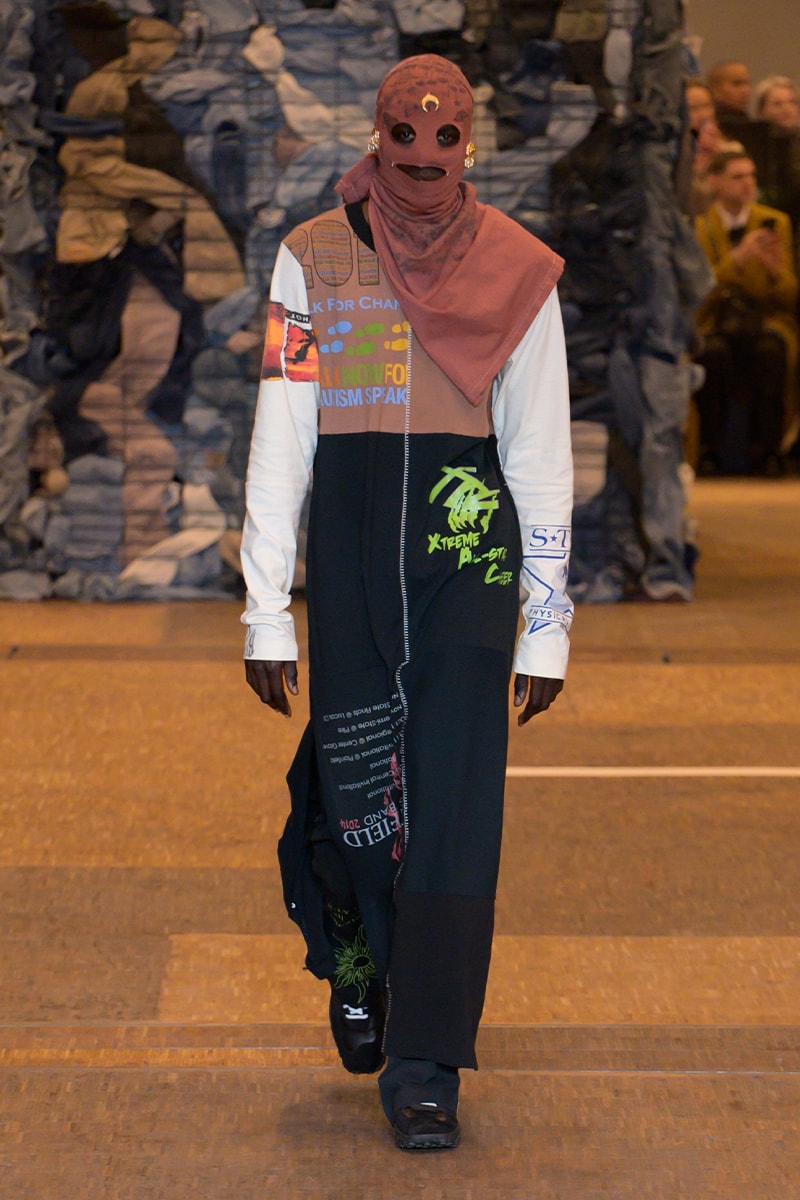 マリーン セル 2023年秋冬コレクション Marine Serre FW23 "Rising Shelter" Paris Fashion Week moon symbol optimism dystopian future noaj cyrus grande halle de la villette