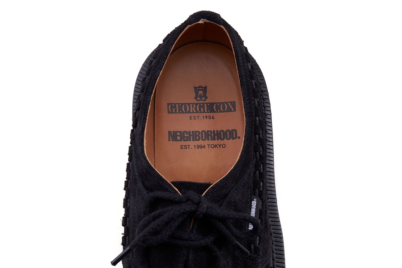 ネイバーフッドがジョージコックスとのコラボレーションを発表 NEIGHBORHOOD x George Cox collab shoes release info