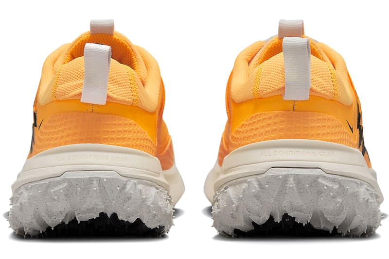 ナイキACGから新作モデル マウンテンフライ2ロー “レーザーオレンジ”が登場 Nike ACG Mountain Fly 2 Low Laser Orange Sneakers Swoosh Footwear Fashion Low-Top React Foam Cushioning Flash Crimson