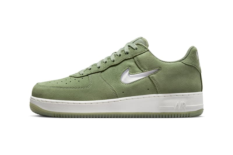 ナイキからジュエルスウッシュを備えたレトロな新作エアフォース1が登場 Nike Air Force 1 Low Jewel Oil Green DV0785-300 Release date info store list buying guide photos price