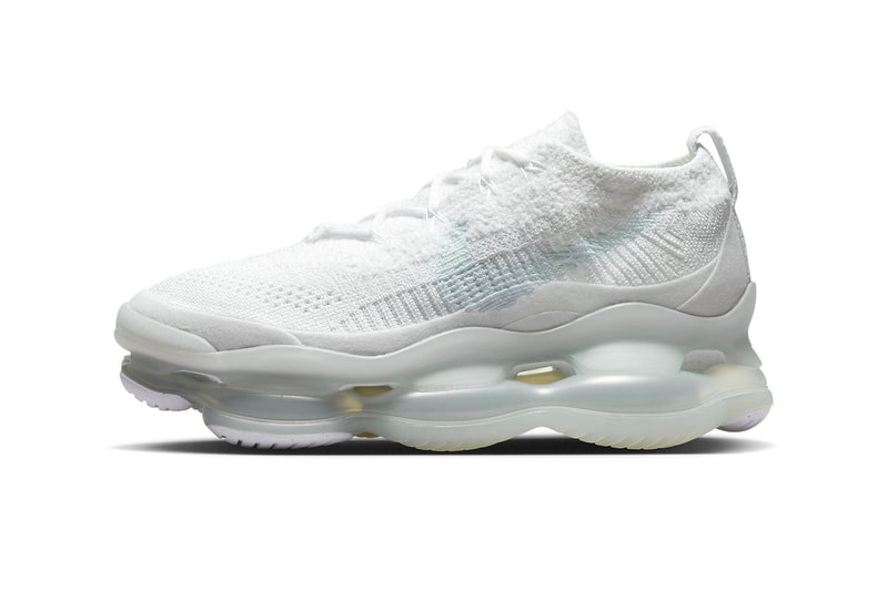 ナイキから雪景色を連想させる新作エアマックススコーピオンが登場 Nike Air Max Scorpion white mint spring 2023 DJ4702 100 flyknit release info date price