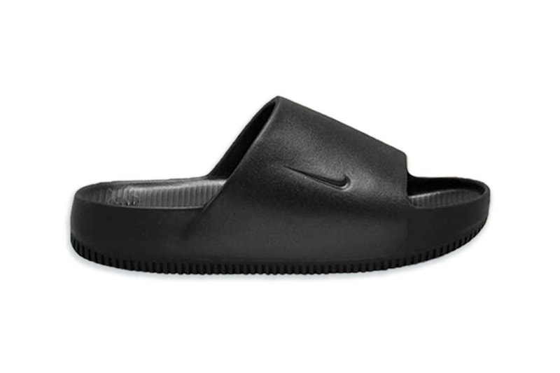 ナイキがシンプルなオープントゥの新作スライドをリリースか Nike Calm Slide adidas yeezy slide ribbed swoosh release info date price