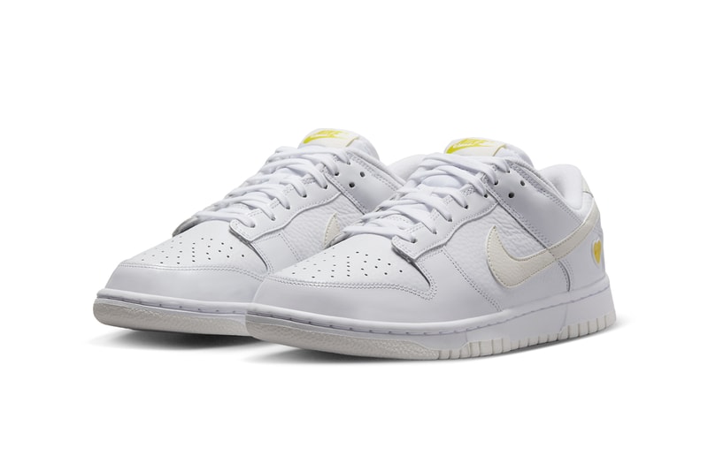 ナイキ ダンク ローからバレンタインシーズンを祝う新作 “イエローハート”が登場 nike sportswear dunk low yellow heart white fd0803 100 official release date info photos price store list buying guide