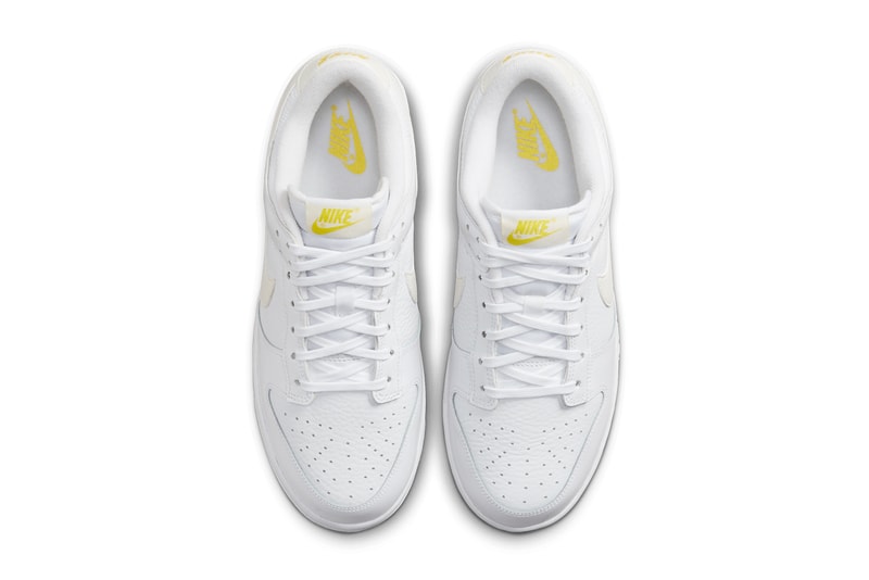 ナイキ ダンク ローからバレンタインシーズンを祝う新作 “イエローハート”が登場 nike sportswear dunk low yellow heart white fd0803 100 official release date info photos price store list buying guide