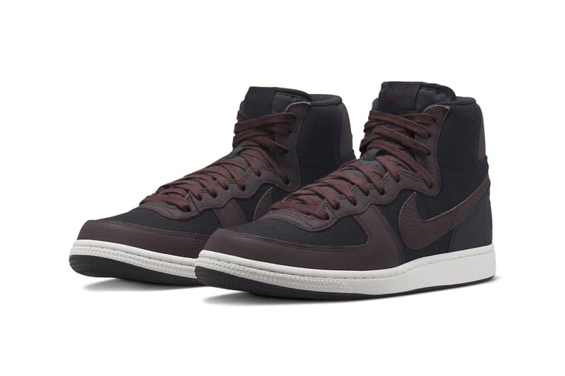 ナイキからダークトーンでまとめたターミネーター ハイの新色 ベルベットブラウンが登場Nike Terminator High Brown FD0651-001 Release Info date store list buying guide photos price