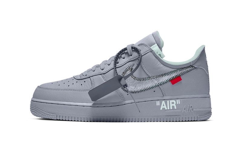 オフホワイトxナイキエアフォース1ローから新色となる“ゴーストグレー”がスタンバイ Off-White™ Nike Air Force 1 Low Grey Paris Exclusive Release Rumor Info