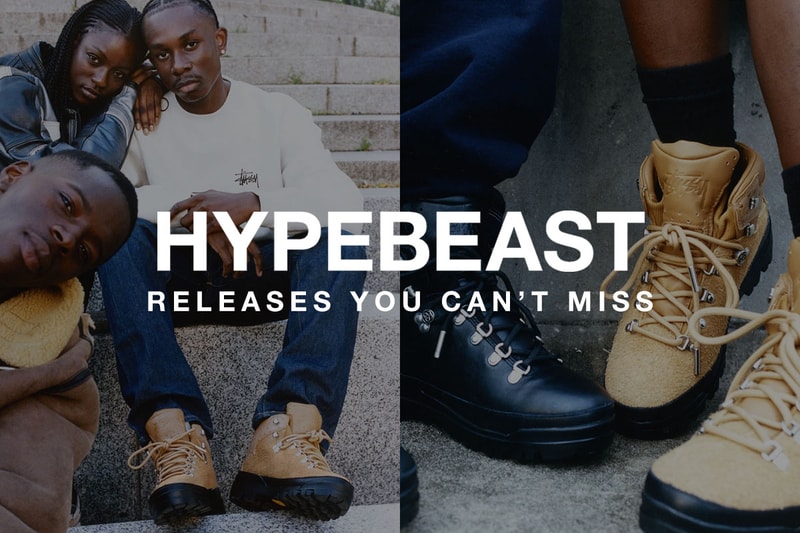 STÜSSY, TIMBERLAND, LEVI'S, AMBUSH®, NEW BALANCE, NEW BALANCE RAINIER, GORE-TEX, VIBRAM, AIMÉ LEON DORE, VANS, NOAH, JORDAN BRAND, AIR JORDAN 1, AIR JORDAN 1 HIGH,