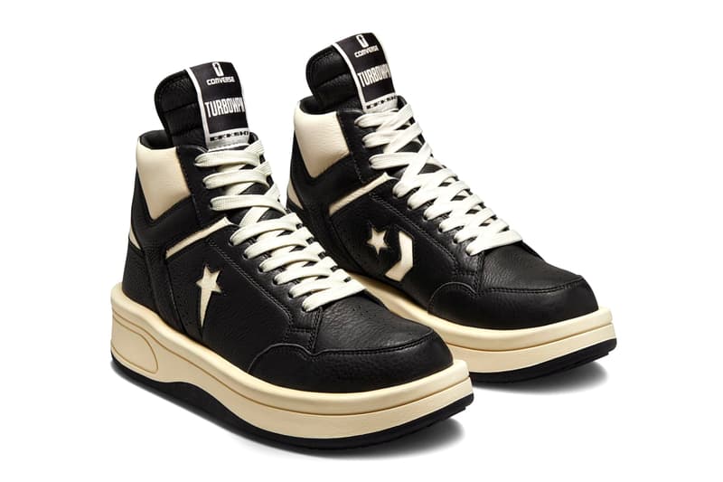 リック・オウエンス ダークシャドウ x コンバースから最新コラボアイテムが登場 Rick Owens DRKSHDW x Converse Update Its TURBODRK and TURBOWPN Silhouettes Footwear