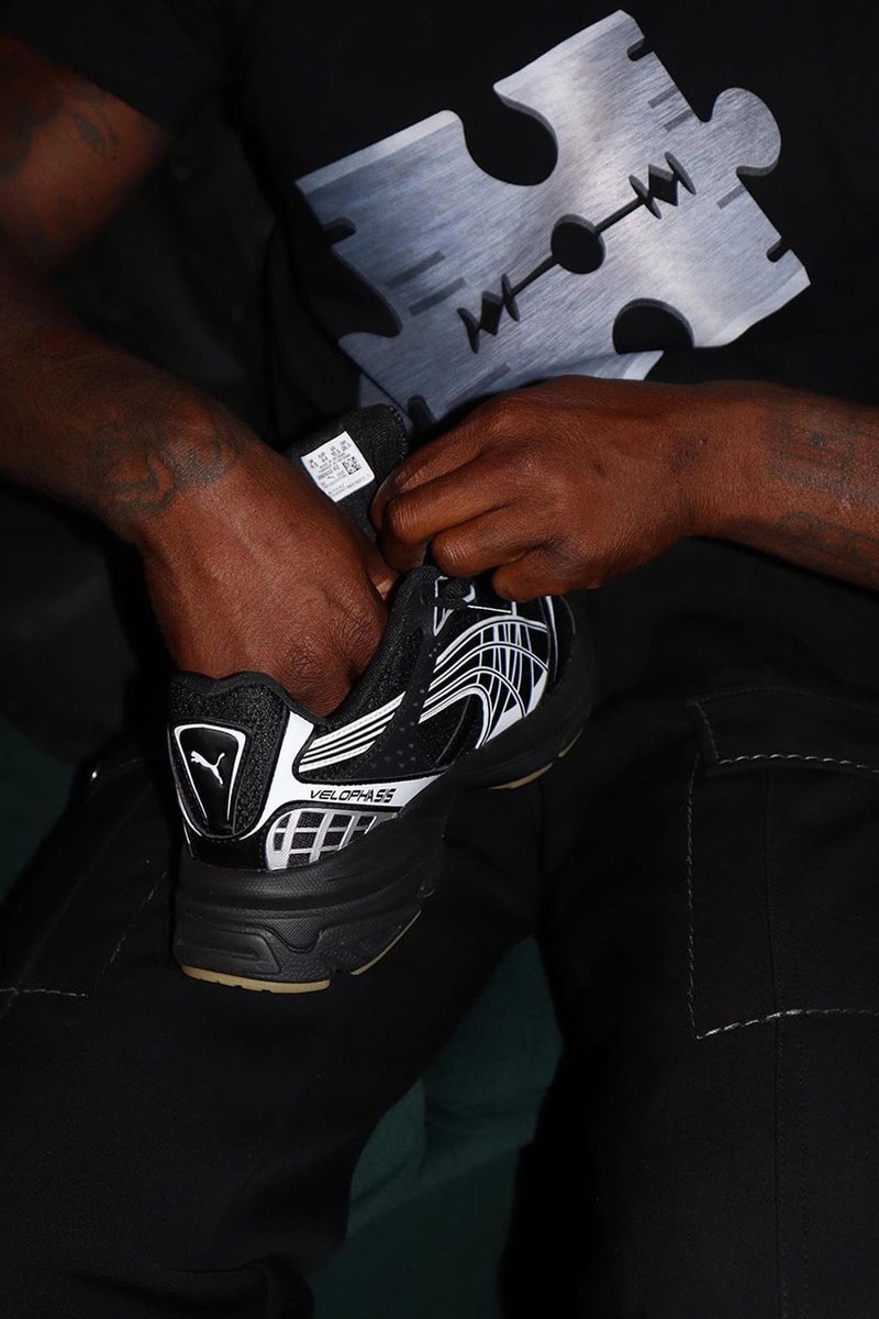スケプタがプーマの新作スニーカーをお披露目？ Skepta PUMA VELOPHASIS Sneaker Trainer Footwear Big Smoke Corporation Music Grime Boy Better Know Shutdown Paris Fashion Week