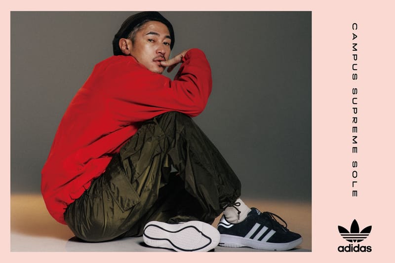 adidasアディダス2000年キャンパスシュプリームCampus水色25美品