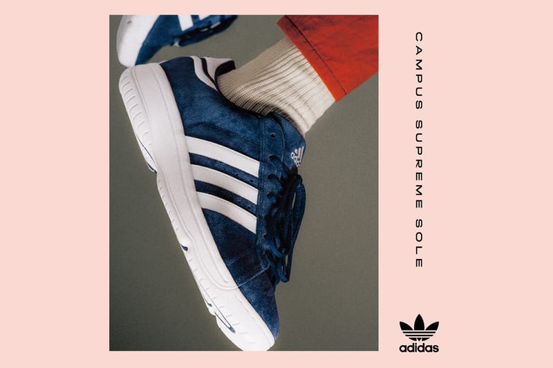 adidasアディダス2000年キャンパスシュプリームCampus水色25美品