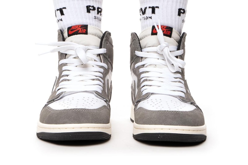 ヴィンテージテイストな新作エアジョーダン1 “ウォッシュブラック”の着用画像が浮上 air michael jordan brand 1 high og washed black fire red light smoke grey sail DZ5485 051 official release date info photos price store list buying guide