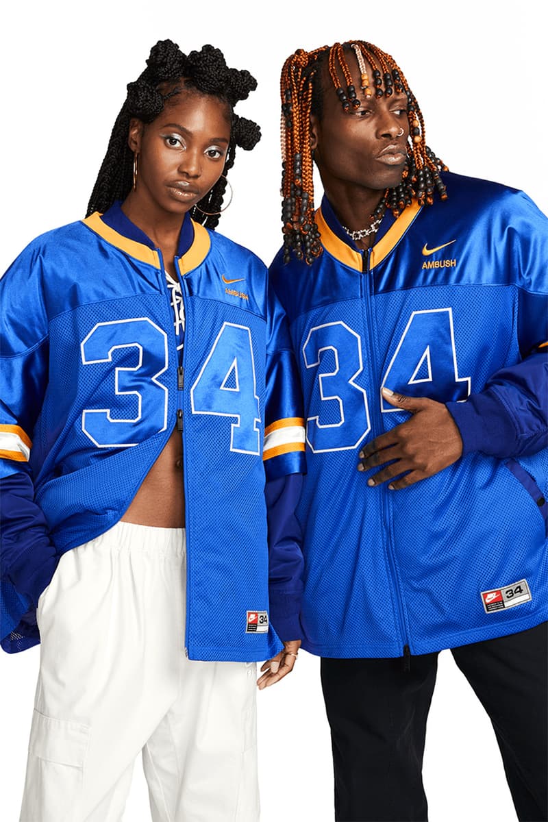 アンブッシュ®︎xナイキからアメリカンフットボールに着想したアパレルコレクションが発売 ambush nike football jersey lux bra release date info store list buying guide photos price 