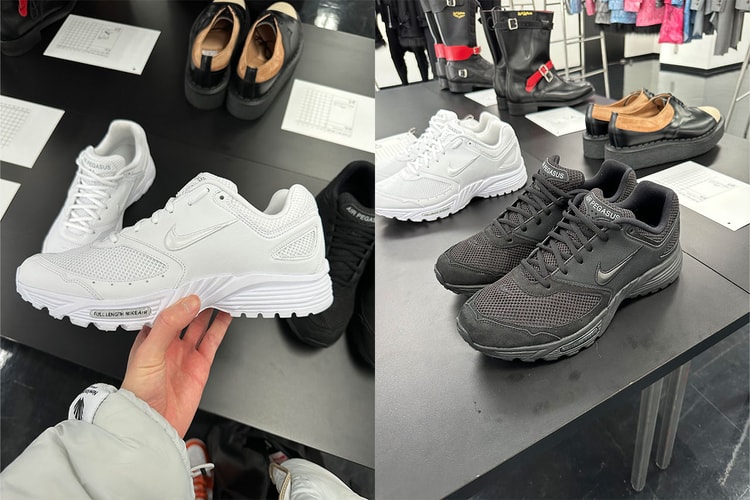 COMME des GARÇONS Homme Plus x Nike の最新コラボとなる Air Pegasus 2005 をチェック