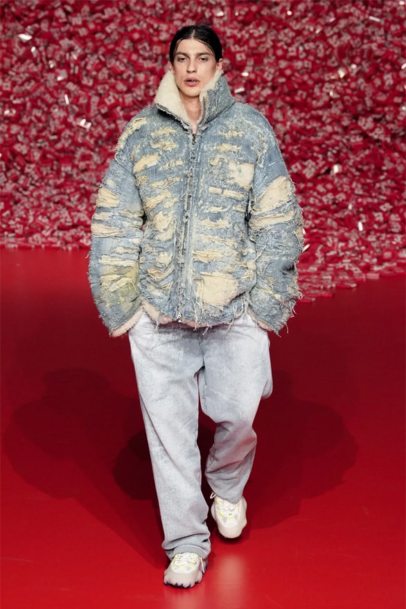 ディーゼル2023年秋冬コレクション Diesel Fall Winter 2023 Milan Fashion Week mfw fw23 glenn Martens womenswear menswear denim runway show