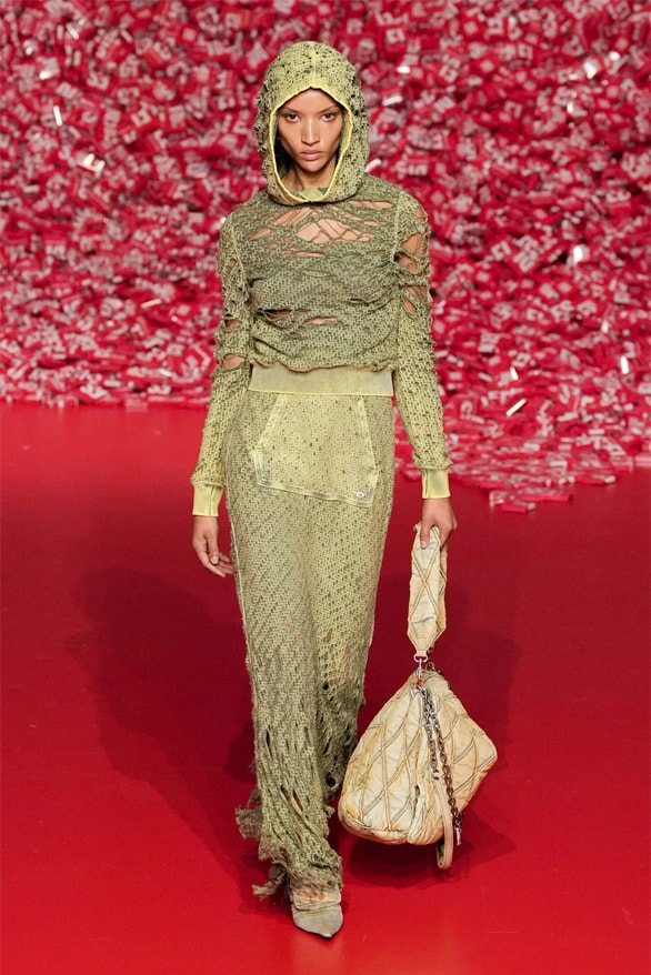 ディーゼル2023年秋冬コレクション Diesel Fall Winter 2023 Milan Fashion Week mfw fw23 glenn Martens womenswear menswear denim runway show