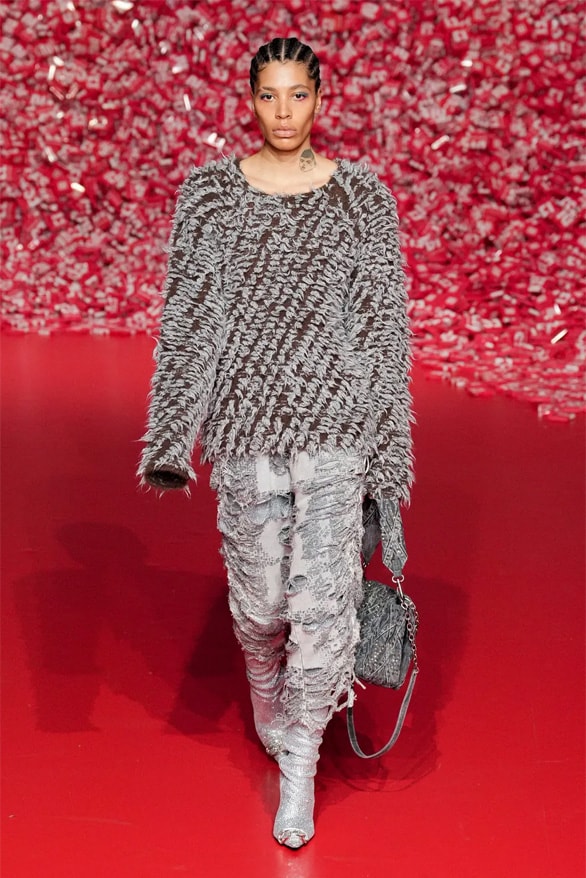 ディーゼル2023年秋冬コレクション Diesel Fall Winter 2023 Milan Fashion Week mfw fw23 glenn Martens womenswear menswear denim runway show