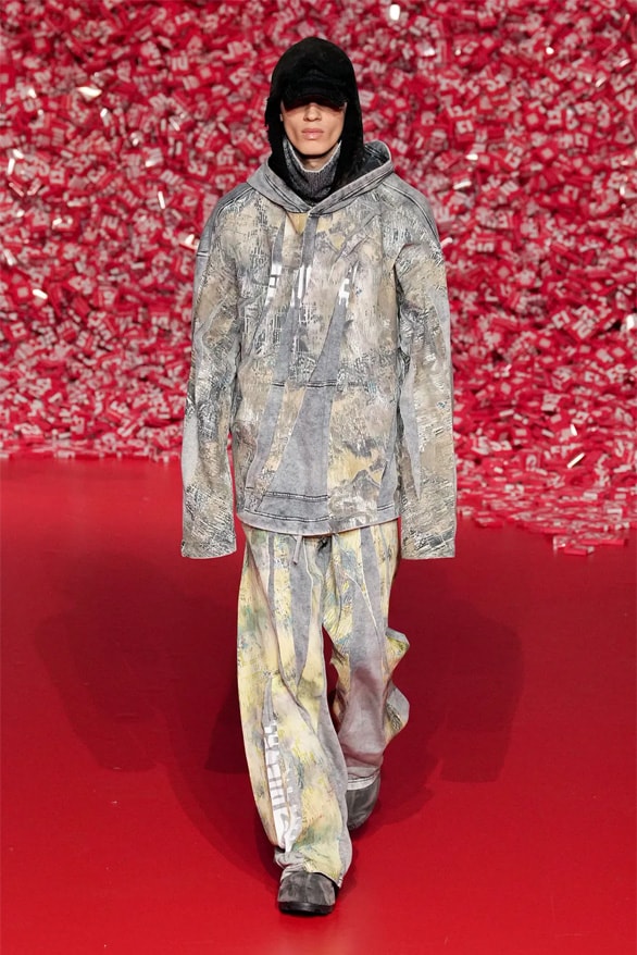 ディーゼル2023年秋冬コレクション Diesel Fall Winter 2023 Milan Fashion Week mfw fw23 glenn Martens womenswear menswear denim runway show