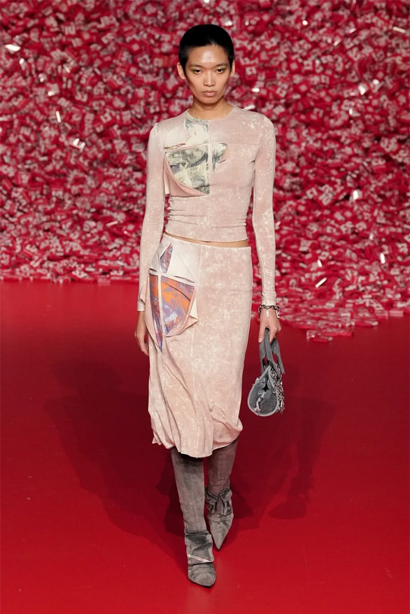 ディーゼル2023年秋冬コレクション Diesel Fall Winter 2023 Milan Fashion Week mfw fw23 glenn Martens womenswear menswear denim runway show