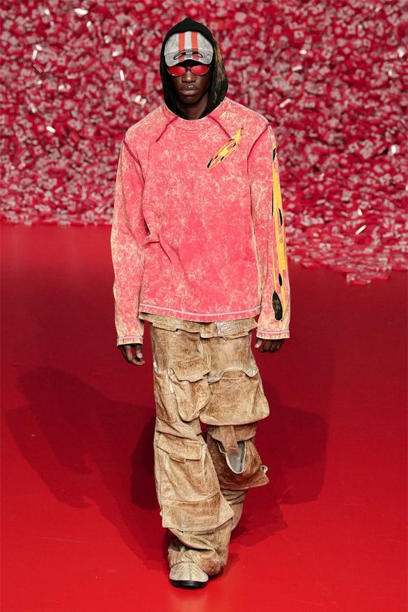ディーゼル2023年秋冬コレクション Diesel Fall Winter 2023 Milan Fashion Week mfw fw23 glenn Martens womenswear menswear denim runway show