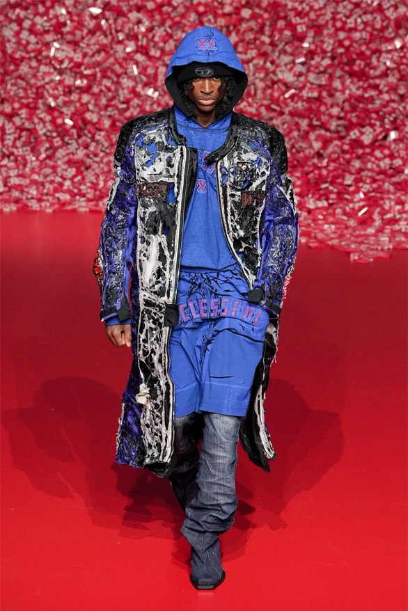 ディーゼル2023年秋冬コレクション Diesel Fall Winter 2023 Milan Fashion Week mfw fw23 glenn Martens womenswear menswear denim runway show
