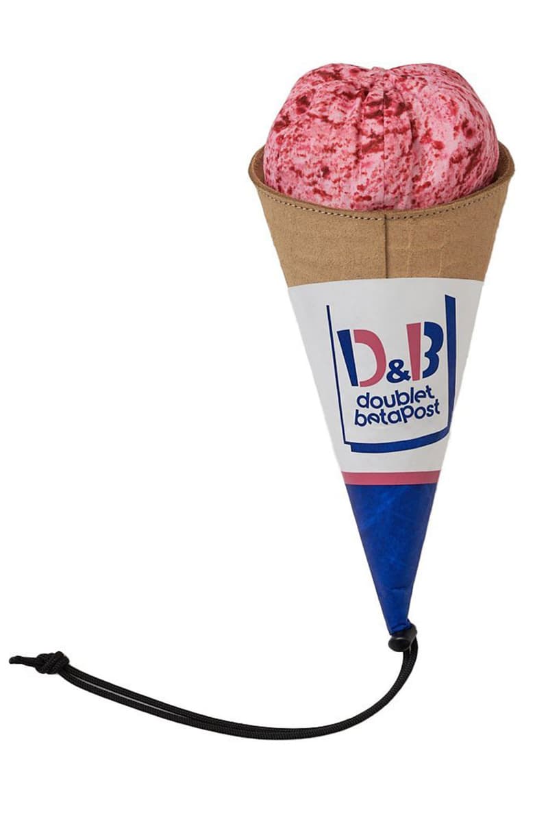 ダブレットxベータポストがアイスクリームを模した新作ショッピングバッグを発表 doublet beta post ice cream bag info