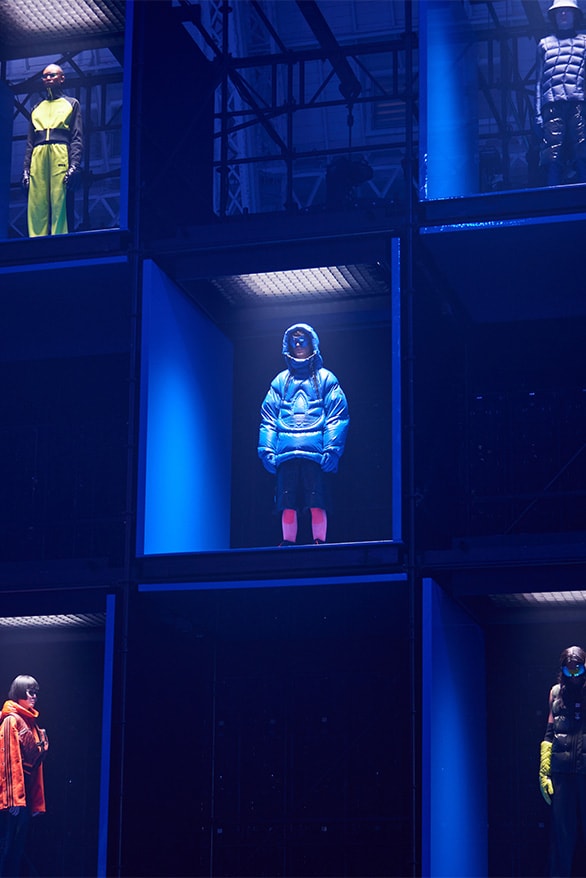 モンクレール ジーニアスとアディダス オリジナルスのコラボコレクションをチェック exclusive bts behind the scenes Adidas Moncler collaboration fall winter 2023 collection London fashion week