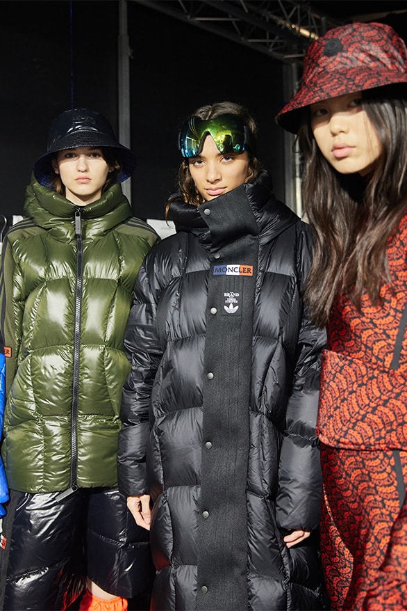 モンクレール ジーニアスとアディダス オリジナルスのコラボコレクションをチェック exclusive bts behind the scenes Adidas Moncler collaboration fall winter 2023 collection London fashion week