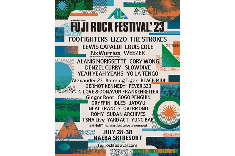 FUJI ROCK FESTIVAL ’23 の出演アーティスト第1弾が発表