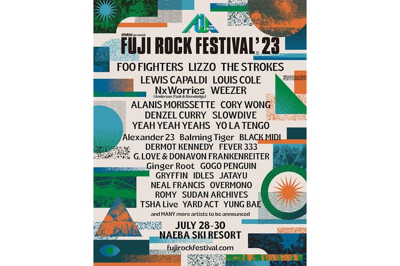 フジロック’23の出演アーティスト第1弾が遂に発表 Fuji Rock Festival 2023 1st line up info