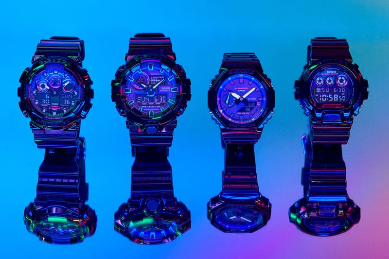 G-SHOCK からゲーミングデバイスをモチーフとした新作 “Virtual Rainbow” シリーズが発売