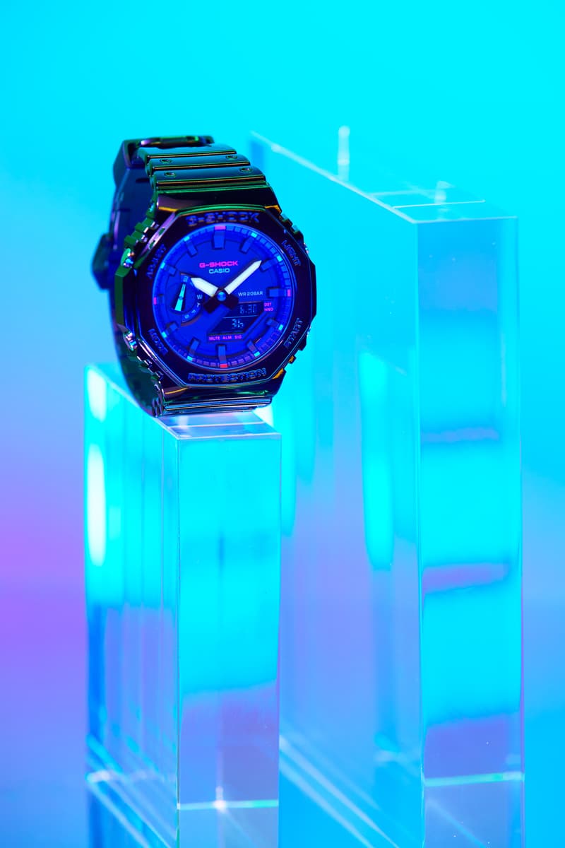 ジーショックからゲーミングデバイスをモチーフとした新作 “ヴァーチャル レインボー” シリーズが発売 G-SHOCK Virtual Rainbow Multi-Neon Watches DW-6900RGB GA-100RGB GA-700RGB GA-2100RGB Lookbook Shock-Resistant