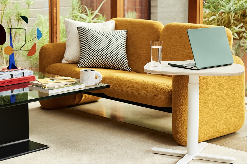 ハーマンミラー Plex work table 引っかかっ 昇降 サイドテーブル