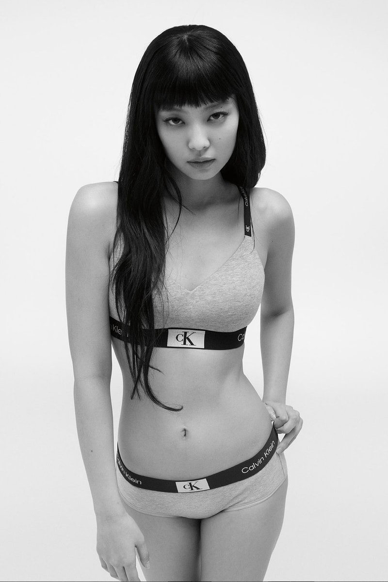 ブラックピンクのジェニがカルバンクライン2023年春夏キャンペーンに登場  jennie blackpink calvin klein spring summer campaign underwear images