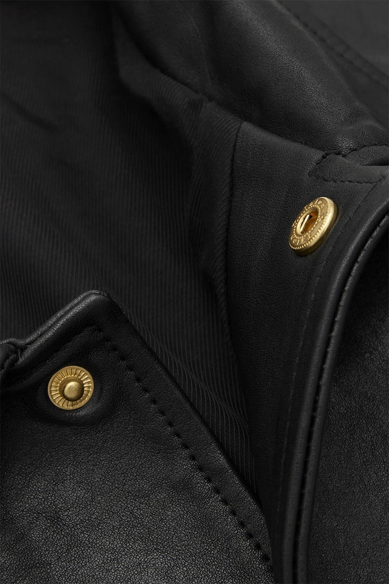 ジョウンドがブランド史上初となるレザージャケットを発売 jjjjound leather jacket black ecco leather release date info store list buying guide photos price 