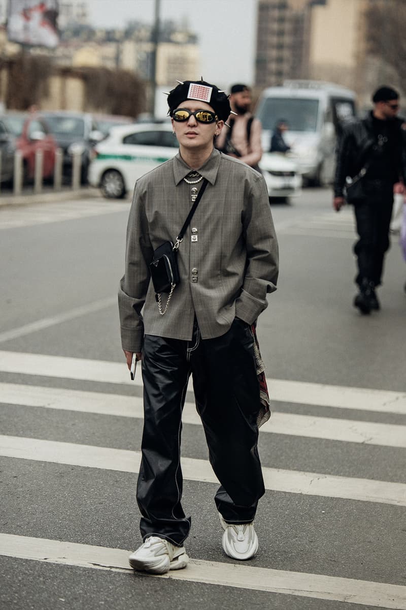 ストリートスタイル：ミラノ・ファッションウィーク 2023年秋冬 Milan Fashion Week FW23 Street Style fall/winter 2023 prada diesel versace raf simons bally mfw jordan off-white bottega veneta