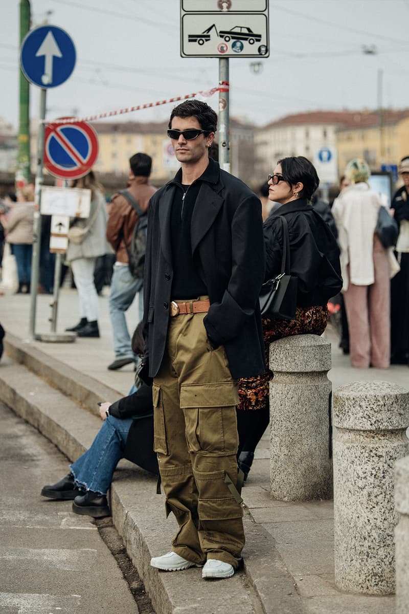 ストリートスタイル：ミラノ・ファッションウィーク 2023年秋冬 Milan Fashion Week FW23 Street Style fall/winter 2023 prada diesel versace raf simons bally mfw jordan off-white bottega veneta